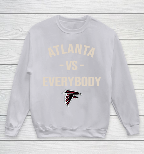 Atlanta Falcons Vs Everybody Youth Sweatshirt - Image 4