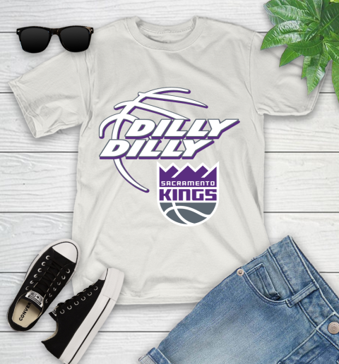 NBA Sacramento Kings Dilly Dilly Basketball Sports Youth T-Shirt 12