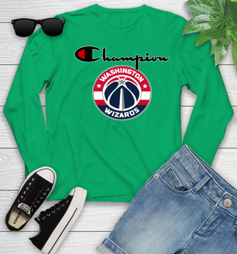 NBA Basketball Washington Wizards Champion Shirt Youth Long Sleeve 4