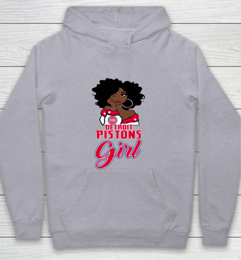 Detroit Pistons Girl NBA Youth Hoodie 5