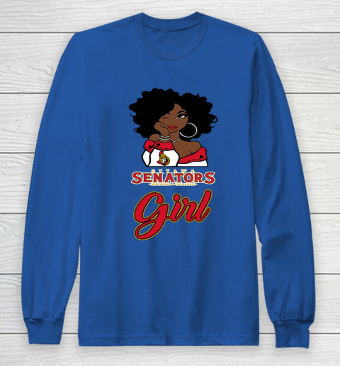 Ottawa Senators Girl NHL Long Sleeve T-Shirt 9