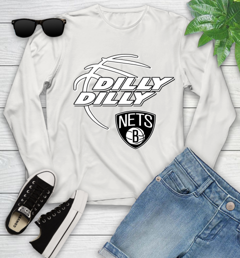 NBA Brooklyn Nets Dilly Dilly Basketball Sports Youth Long Sleeve 12