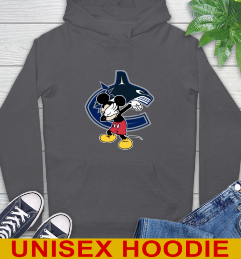 Vancouver Canucks NHL Hockey Dabbing Mickey Disney Sports Hoodie 7