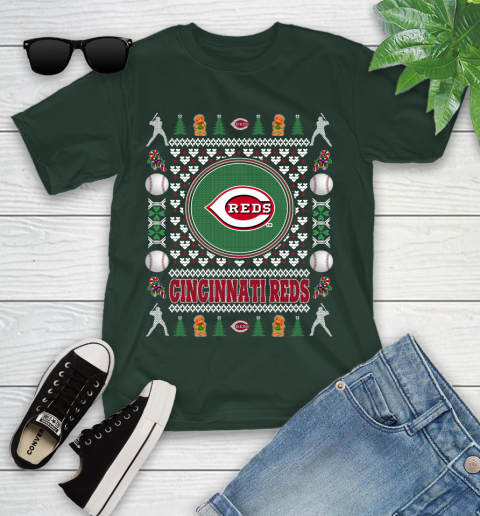 Cincinnati Reds Merry Christmas MLB Baseball Loyal Fan Ugly Shirt 104