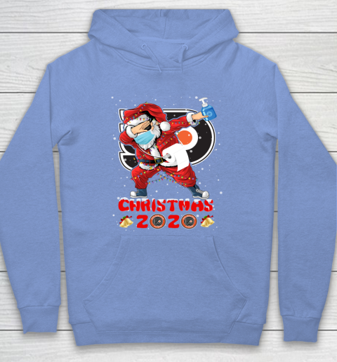 Philadelphia Flyers Funny Santa Claus Dabbing Christmas 2020 NHL Hoodie 8