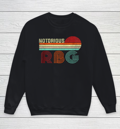Vintage Notorious RBG shirt for women Ruth Bader Ginsburg Youth Sweatshirt