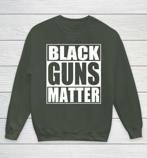 Black Guns Matter Youth Sweatshirt 8