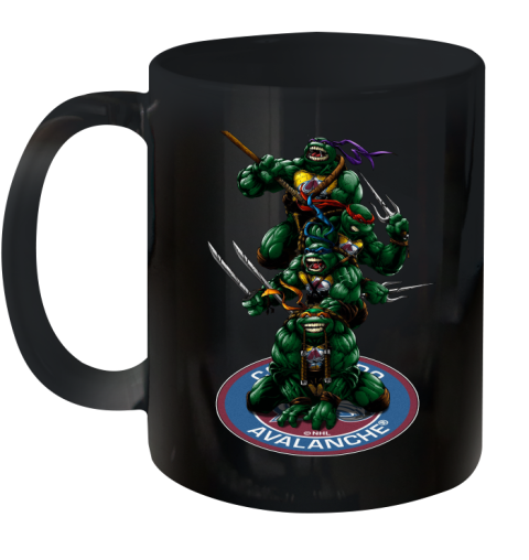 NHL Hockey Colorado Avalanche Teenage Mutant Ninja Turtles Shirt Ceramic Mug 11oz 2