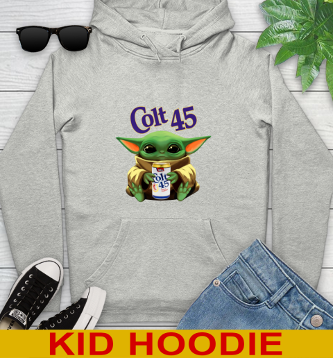 Star Wars Baby Yoda Hugs Colt 45 Beer Shirt 134