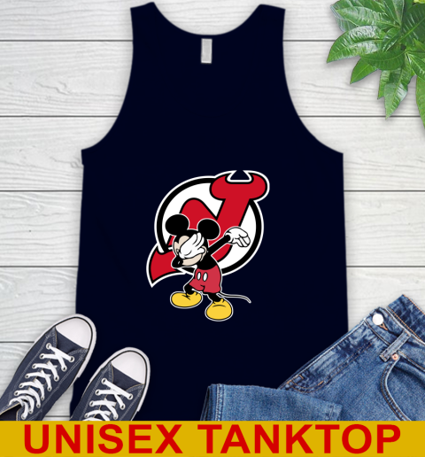 New Jersey Devils NHL Hockey Dabbing Mickey Disney Sports Tank Top 3