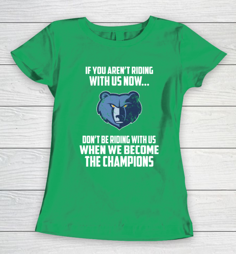NBA Memphis Grizzlies Basketball We Become The Champions Women's T-Shirt 5