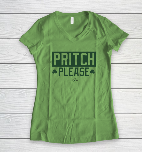 Pritch Please Women's V-Neck T-Shirt 4