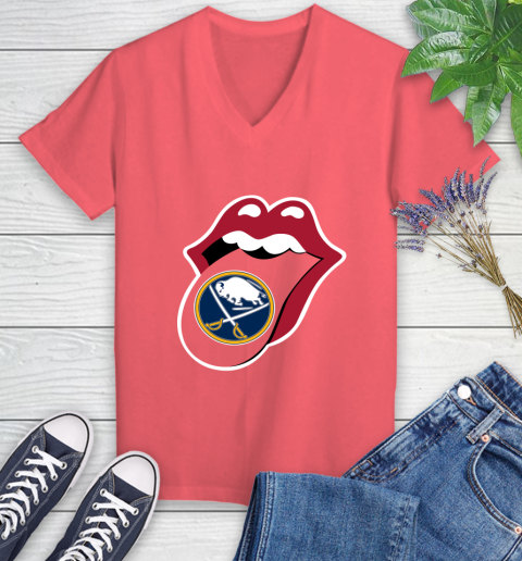 Buffalo Sabres NHL Hockey Lips I Root For My Team Adoring Fan 82