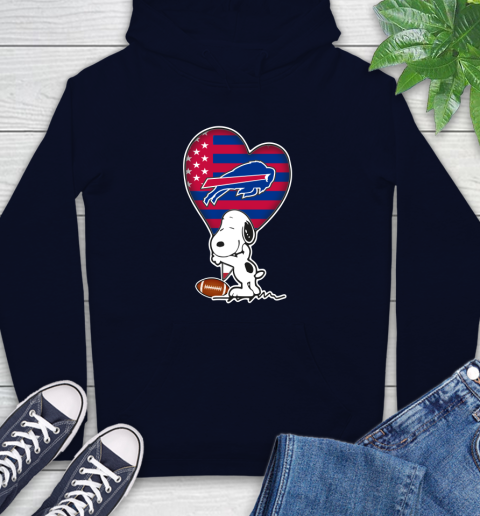 Buffalo Bills NFL Football The Peanuts Movie Adorable Snoopy Hoodie 4
