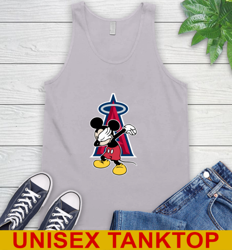Los Angeles Angels MLB Baseball Dabbing Mickey Disney Sports Tank Top 4