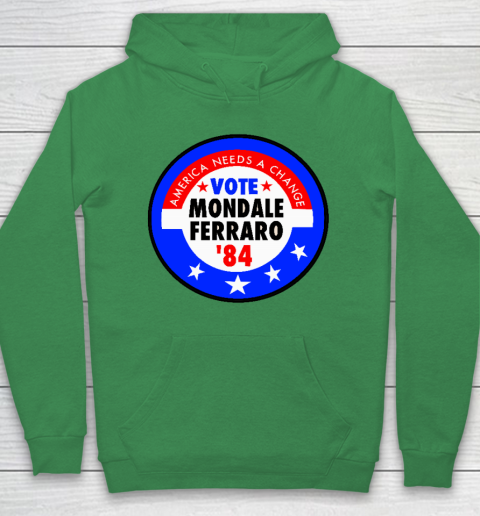 Walter Mondale and Geraldine Ferraro Campaign Button Hoodie 5