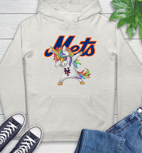 New York Mets MLB Baseball Funny Unicorn Dabbing Sports Hoodie 12