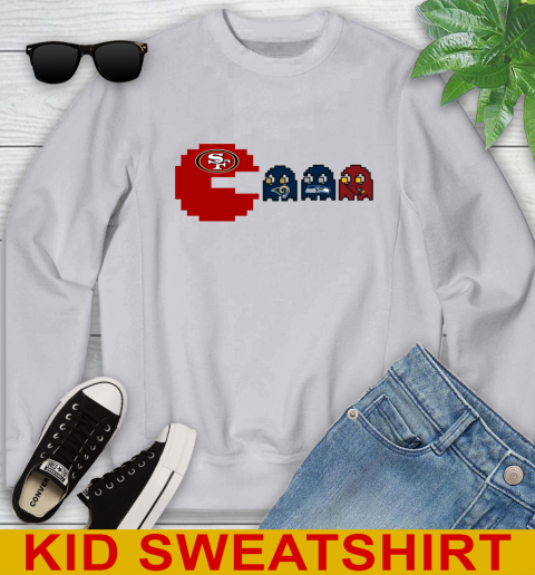 San Francisco 49ers NFL Football Pac Man Champion Youth Sweatshirt 4