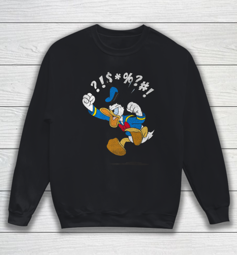 Disney Mickey And Friends Donald Angry Jump Sweatshirt