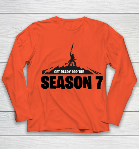Fortnite Tshirt Get Ready For The Season 7 Youth Long Sleeve 2