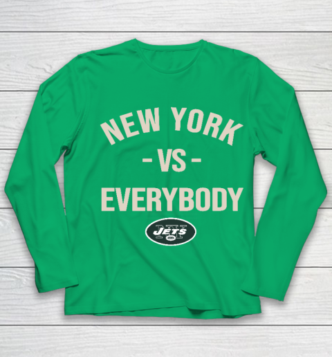 New York Jets Vs Everybody Youth Long Sleeve 4