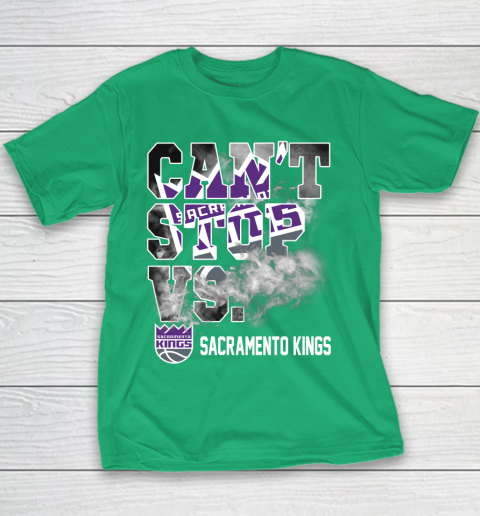 NBA Sacramento Kings Basketball Can't Stop Vs Youth T-Shirt 3