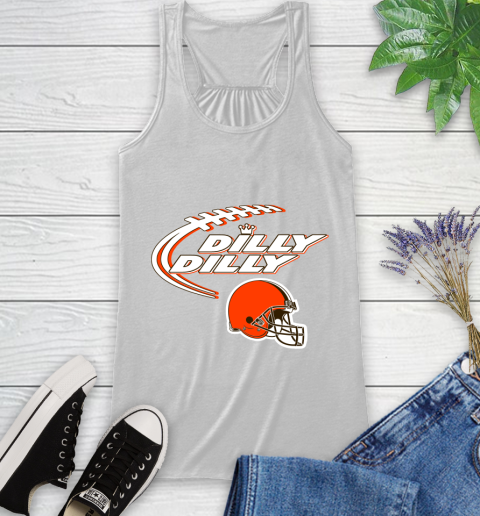 NFL Cleveland Browns Dilly Dilly Football Sports Racerback Tank