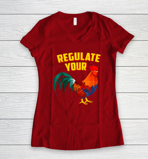 Regulate Your Dick Pro Choice Feminist Women's Rights Women's V-Neck T-Shirt 6