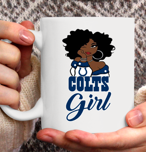 Indianapolis Colts Girl NFL Ceramic Mug 11oz 2