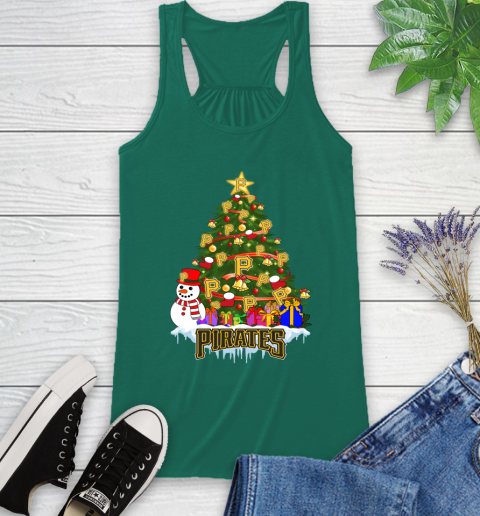 Pittsburgh Pirates Merry Christmas MLB Baseball Sports Racerback Tank 7