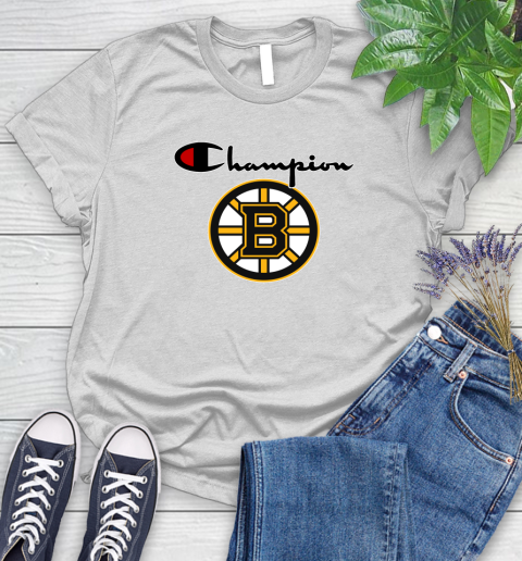 NHL Hockey Boston Bruins Champion Shirt Women's T-Shirt