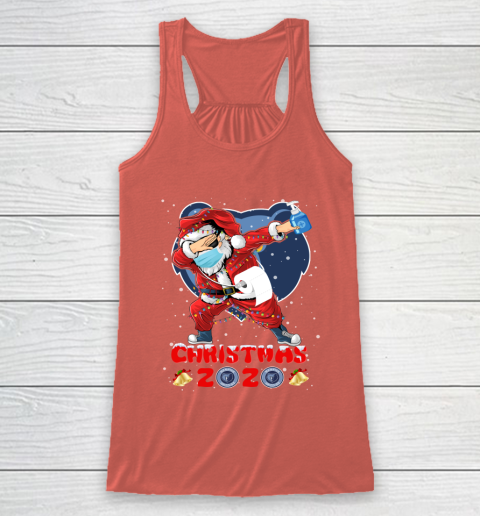Memphis Grizzlies Funny Santa Claus Dabbing Christmas 2020 NBA Racerback Tank 3
