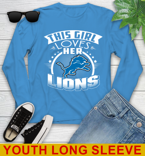 Detroit Lions NFL Football This Girl Loves Her Team 124