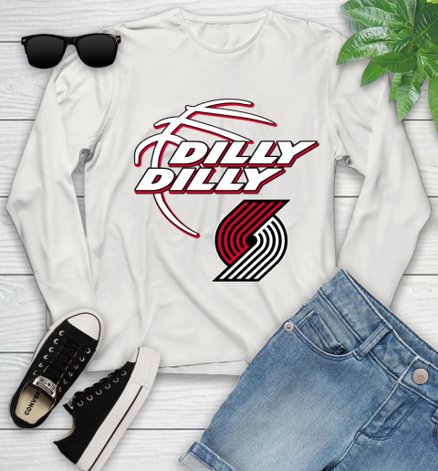 NBA Portland Trail Blazers Dilly Dilly Basketball Sports Youth Long Sleeve 12