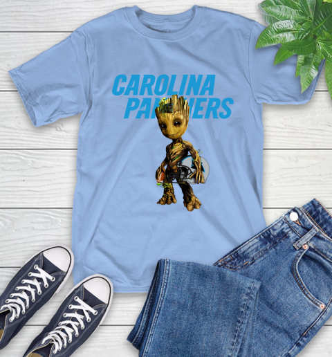 Carolina Panthers NFL Football Groot Marvel Guardians Of The Galaxy T-Shirt 11