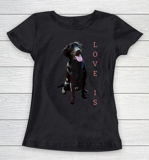 Dog Mom Shirt Labrador Retriever Shirt Women Men Kids Black Lab Dog Mom Women's T-Shirt