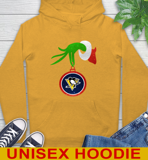 Pittsburgh Penguins Grinch Merry Christmas NHL Hockey Hoodie - Image 4