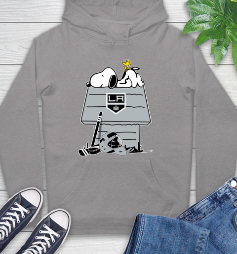 Los Angeles Kings NHL Hockey Snoopy Woodstock The Peanuts Movie Hoodie 6