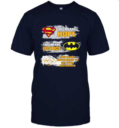 Nashville Predators Kick Your Ass Unisex Jersey Tee