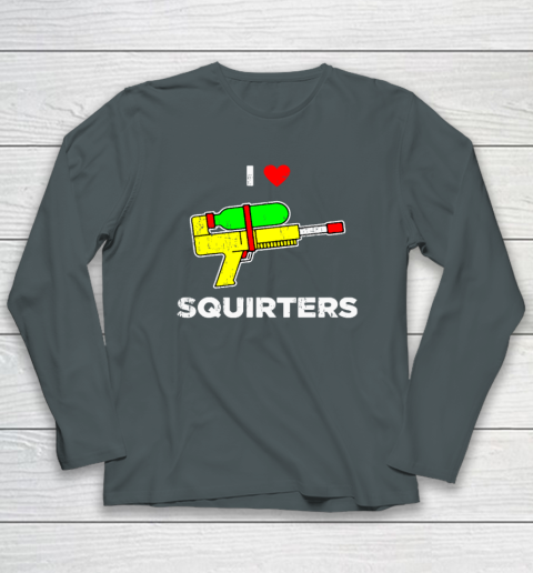 I Heart Squirters Funny I Love Squirters Long Sleeve T-Shirt 3