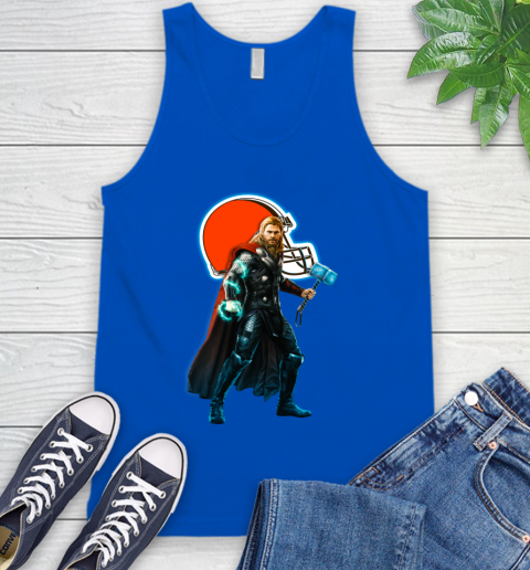 NFL Thor Avengers Endgame Football Cleveland Browns Tank Top 5
