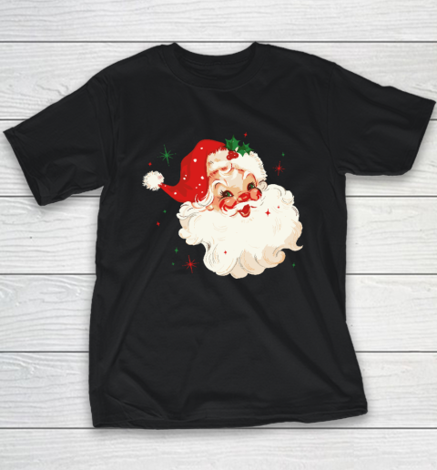 Vintage Retro Santa Christmas Youth T-Shirt