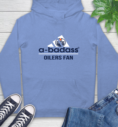 NHL A Badass Edmonton Oilers Fan Adidas Hockey Sports Hoodie 11