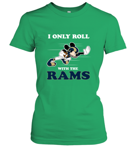 NFL Los Angeles Rams Mickey Mouse Disney Super Bowl Football T Shirt -  Rookbrand