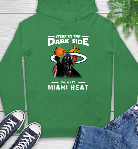 NBA Come To The Dark Side We Have Miami Heat Star Wars Darth Vader Basketball Hoodie 8
