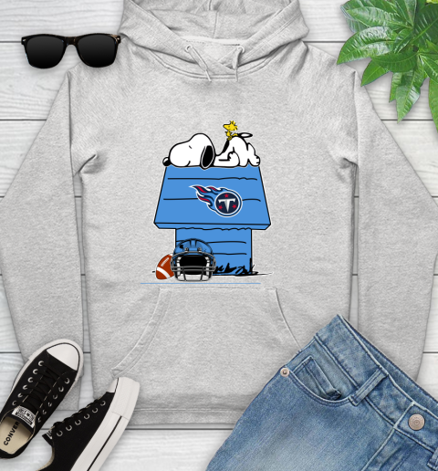Tennessee Titans NFL Football Snoopy Woodstock The Peanuts Movie Youth Hoodie