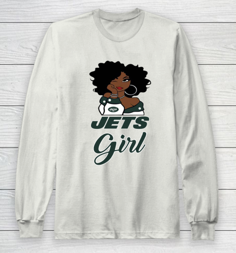 New York Jets Girl NFL Long Sleeve T-Shirt 12