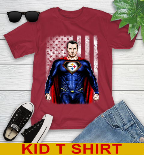 Pittsburgh steelers superman shirt top