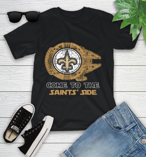 NFL Come To The New Orleans Saints Wars Football Sports Youth T-Shirt