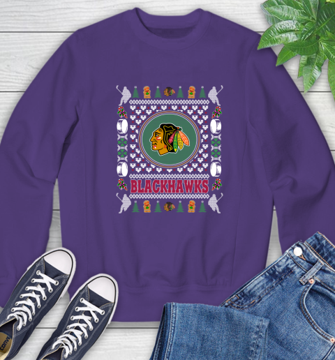 Chicago Blackhawks Merry Christmas NHL Hockey Loyal Fan Ugly Shirt 28